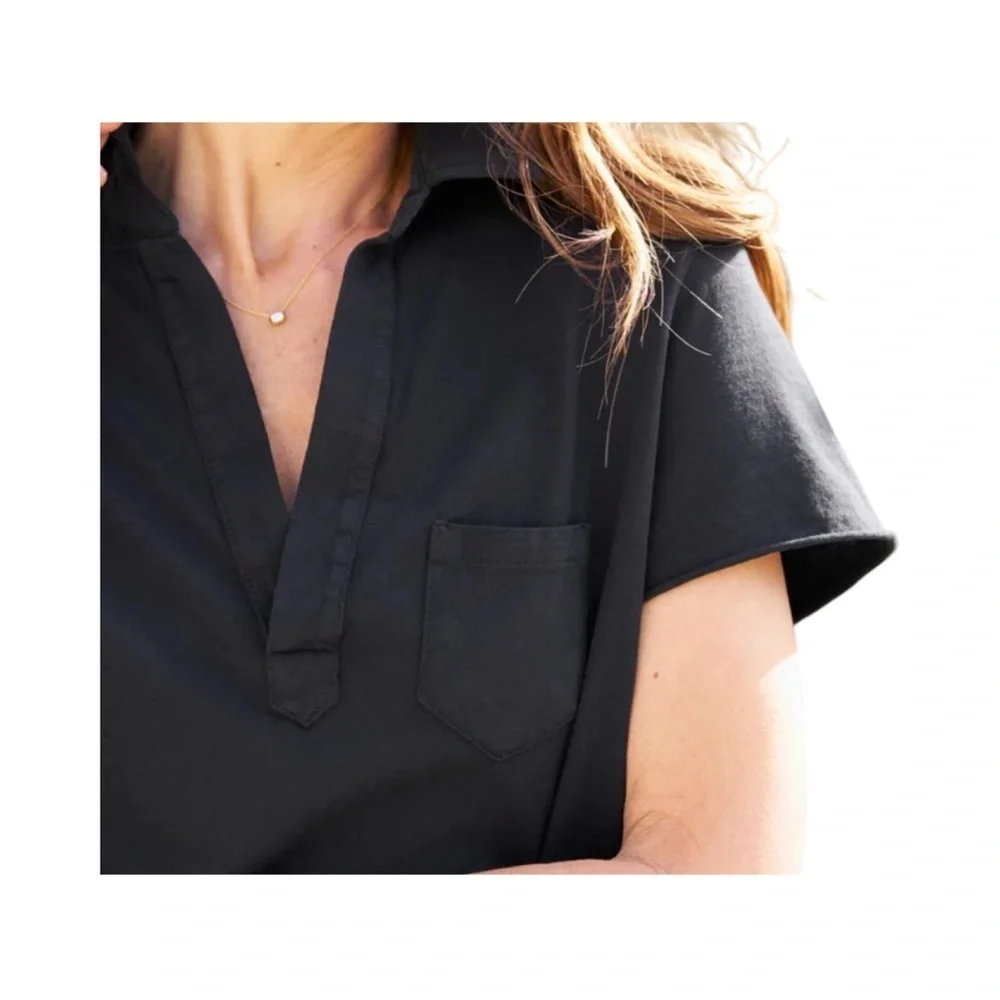 Frank & Eileen NWOT Lauren Polo Dress Black Size S - Picture 3 of 6